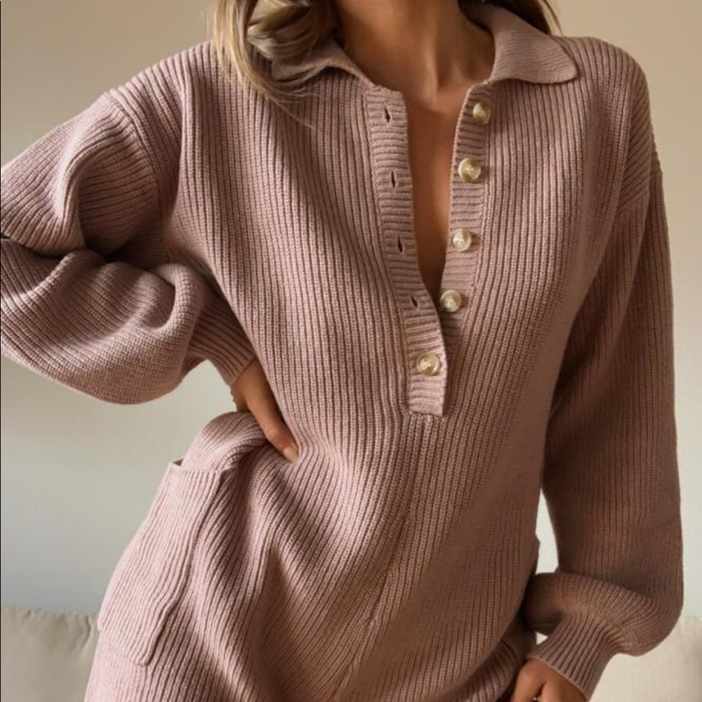 American Threads Knit Romper - Picture 2 of 5